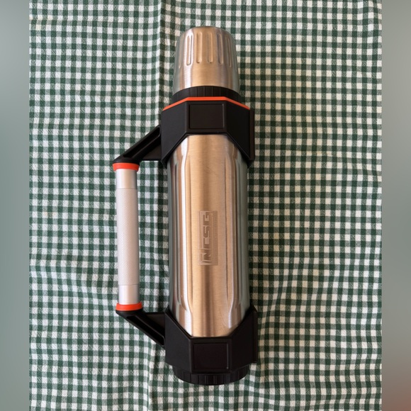 Stanley Aladdin Vintage Metal Thermos Heavy Duty Stopper-RS47 Cup-SS04 - Picture 2 of 13